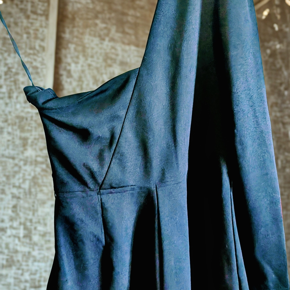 SHEIN Dark Blue Long Sleeve Dress